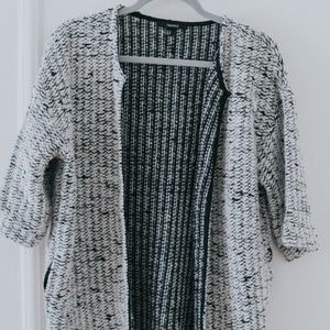 Gray Melange knit sweater Forever 21